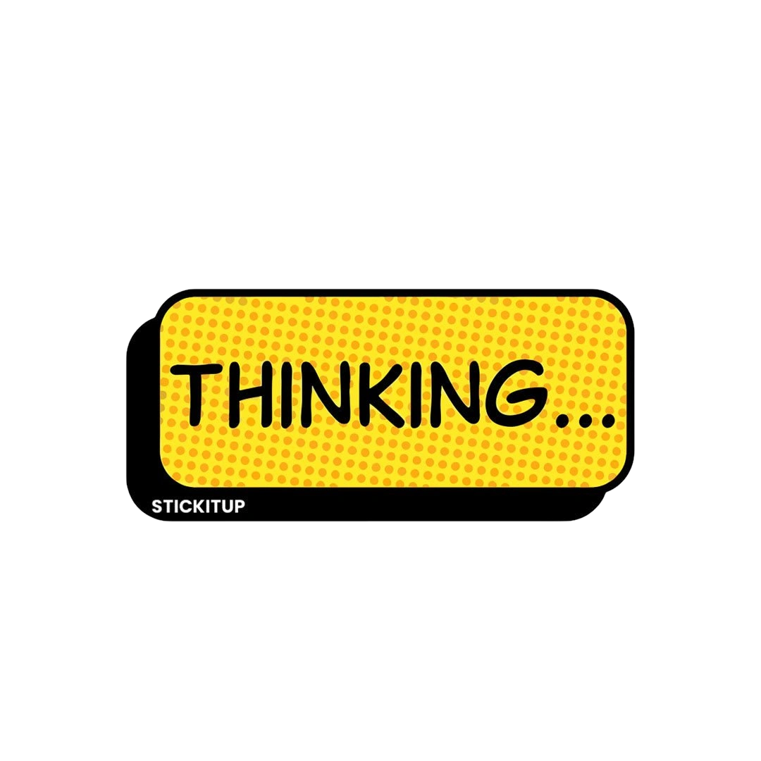 Thinking Sticker